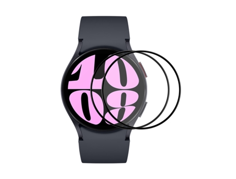 Samsung Galaxy Watch6 40mm 2 uds Enkay Impresión de seda cubierta de pegamento completo Protector de pantalla de alto aluminio y silicio película p...