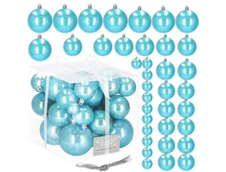 Pack de Bolas para Árbol de Navidad con 37 Piezas