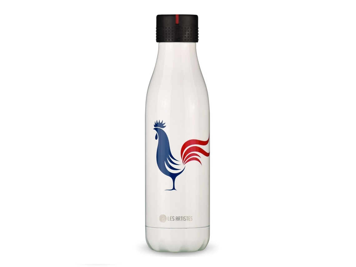 Botella LES ARTISTES PARIS (Acero - Blanco - 7,05 x 7,05 x 25,40 cm)