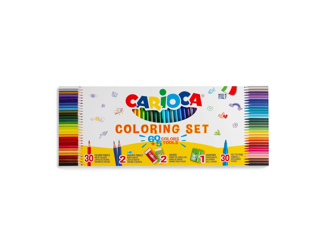 Set de Colorear CARIOCA 65 Piezas 45181