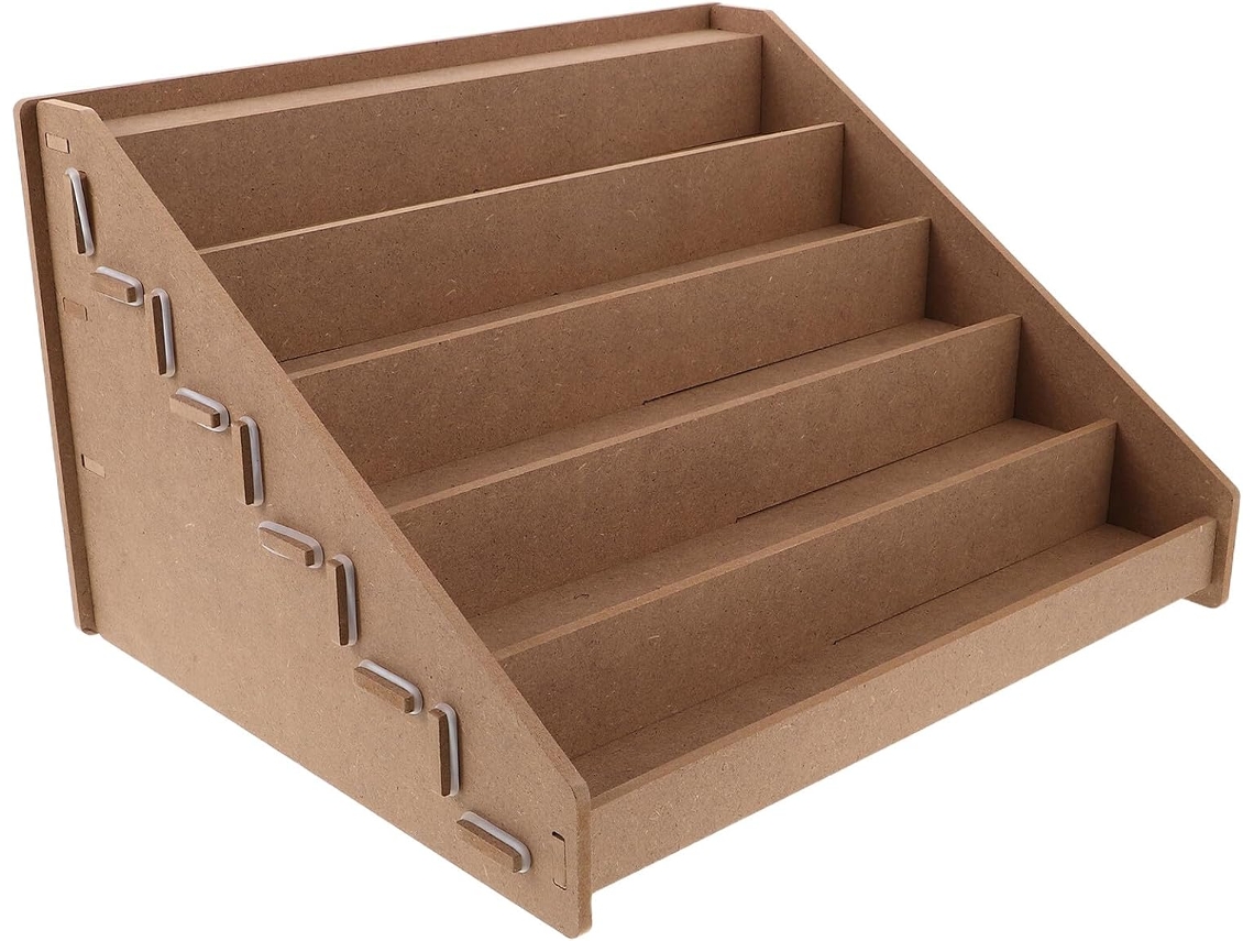 De 5 Niveles, Soporte Para Botellas De Pigmento Y Herramientas De Estante Compacto Taller De