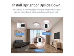 Cámara De Seguridad Hogar Wifi 1080p Inalámbrica Ip, Monitor Bebé Con Detección De Movimiento, Audio Bidireccional Y Visión Nocturna