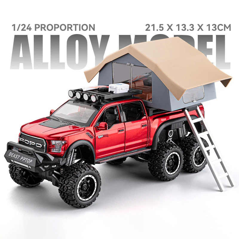 (rojo) Coche De Juguete A Escala 1:28 De Aleación, Modelo De Metal Fundido A Presión, Con Sonido Y Luz.
