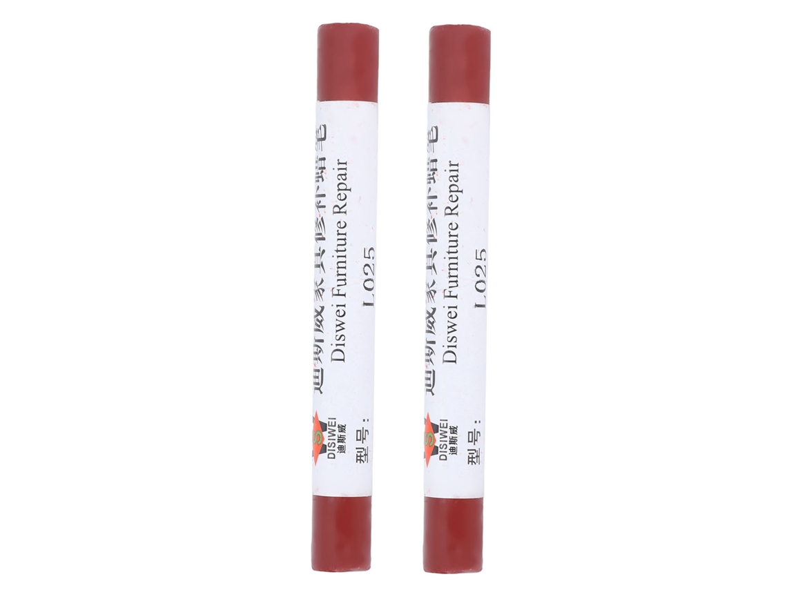 2 Lápices De Cera Para Reparar Arañazos En Muebles Y Suelos De Madera Compuesta.