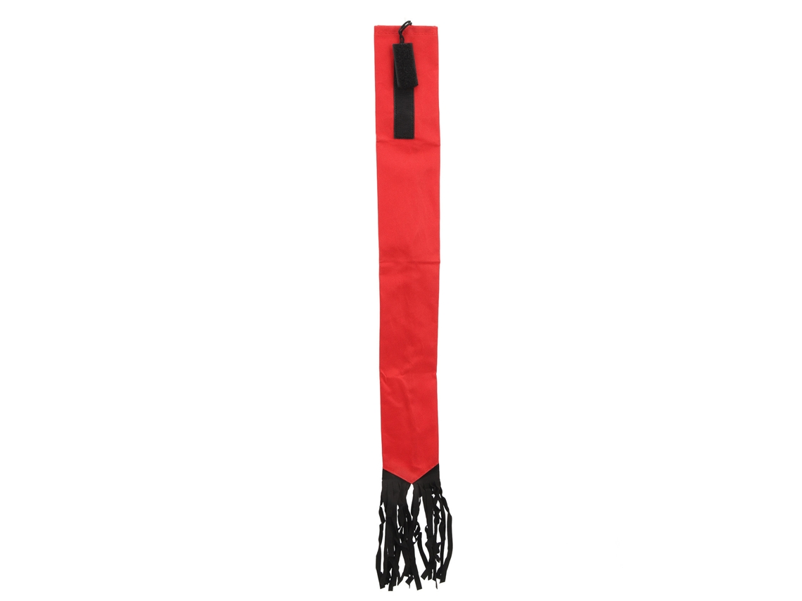 Bolsa Para Coleta De Tela No Tejida, Impermeable Y Transpirable, Con Flecos Rojos.