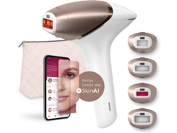 Depiladora PHILIPS - Removedor de Vello por Luz Pulsada IPL - BRI951/01 (Rosa Dorado/Blanco)
