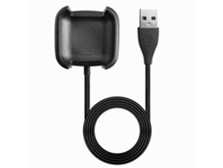 Cargador versátil para reloj inteligente, compatible con Fitbit Versa 2, solución de carga rápida y segura para tu dispositivo inteligente.