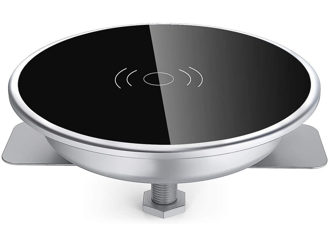 Cargador Estação Carregamento Qi Para Apple, Samsung Yizhood Plateado