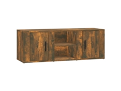 Mueble de TV de madera de roble ahumado 100x31,5x35 cm MAISON EXCLUSIVE