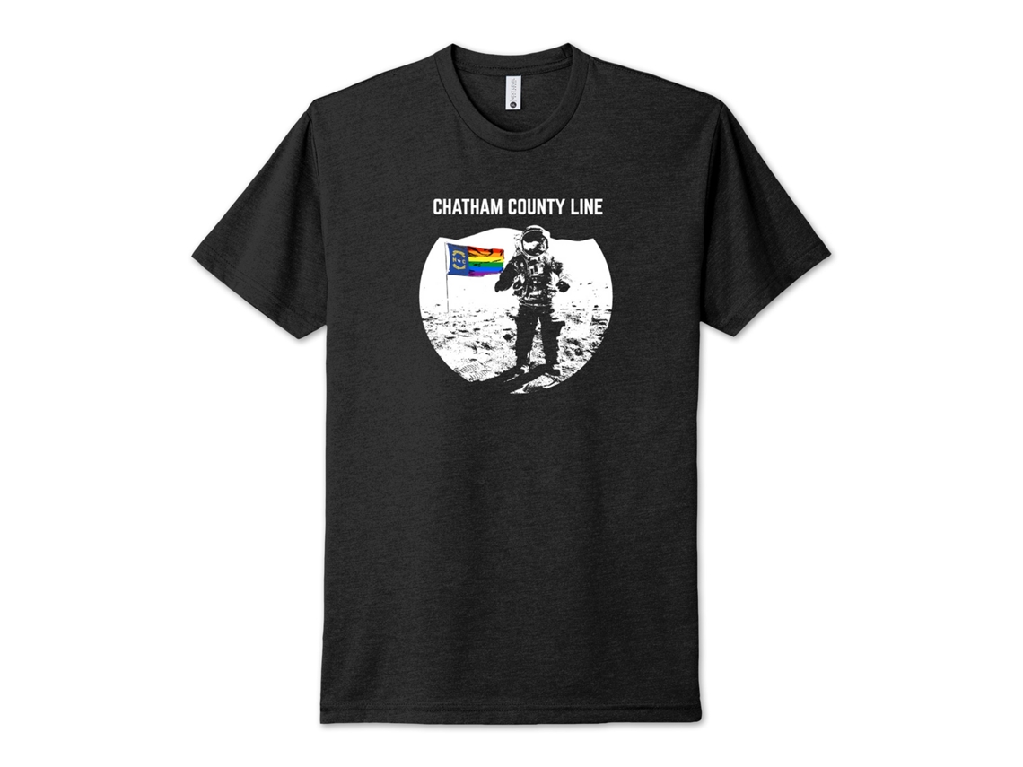 Chatham County Line Moonman Pride T-shirt Rockinstone Unisex Adults Best Sellers Size:s