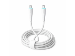 Cable USB tipo C para USB tipo C de 60 W, 1,9 m, modelo Mc5116-t, blanco