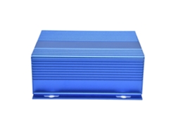 2026as-caja Eléctrica De Aluminio Aleación Para Proyectos Caja De Unión Enclosure Dividido 61x147x155mm Azul Mate