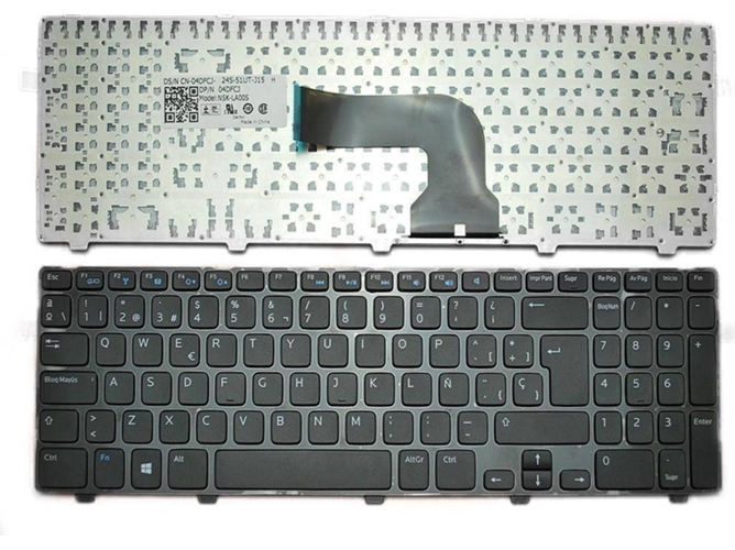 Teclado para Portátil Dell Inspiron 15 3521 15R 5521 2521
