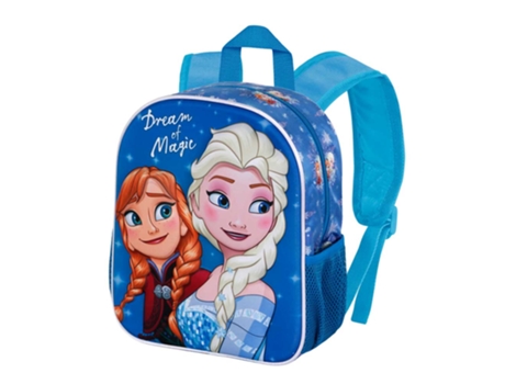 Frozen 2 Dream Mochila 3D Pequeña, Azul KARACTERMANIA