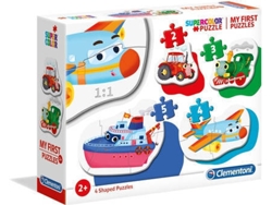 Puzzle CLEMENTONI Meios de Transporte (6 Piezas)