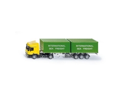 Vehículo SIKU Camión Transporte de contenedores