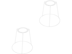 Piezas De Soporte De Lámpara De Hierro Con Estructura De Pantalla, Jaula Protectora De Alambre Para Bricolaje, Apta Para Lámparas.