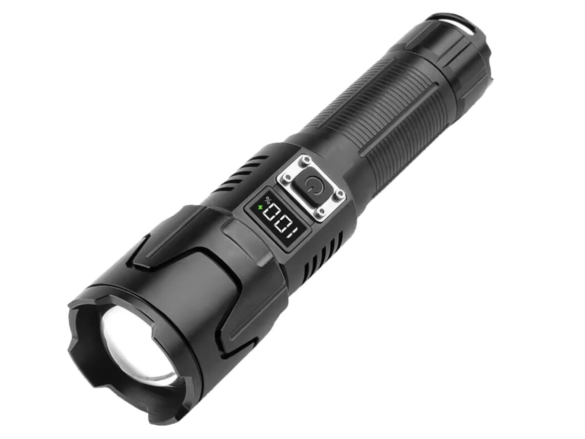 Linterna LED superbrillante de 120.000 lúmenes, portátil, resistente al agua, IPX6, para camping en casa. Yunzii.