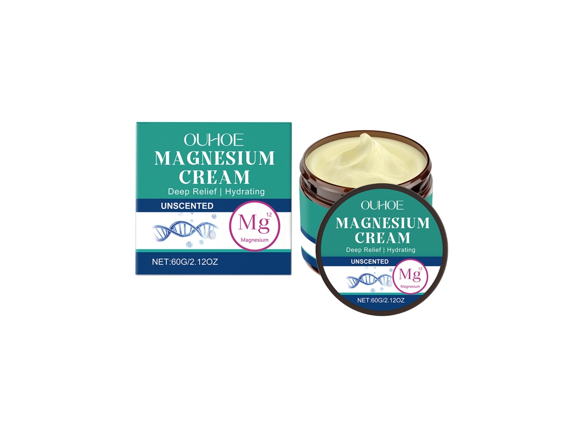 Crema de magnesio sin perfume para un alivio muscular rápido