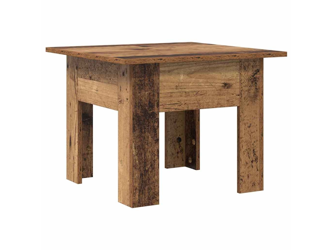 Mesa de centro HARLANV1 de madera antigua, 55x55x42 cm