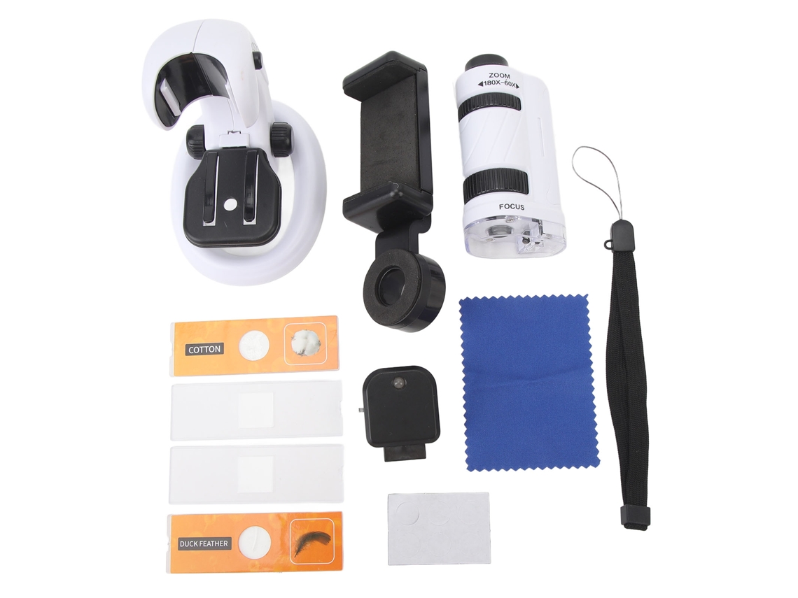 Microscopio portátil para niños - Kit científico educativo para niños, microscopio de bolsillo de juguete