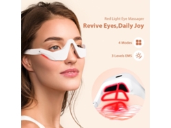 Dispositivo de protección ocular EMS, masajeador de ojos con luz roja, dispositivo de belleza ocular, piernas transparentes, galvanoplastia conductora Yunzii