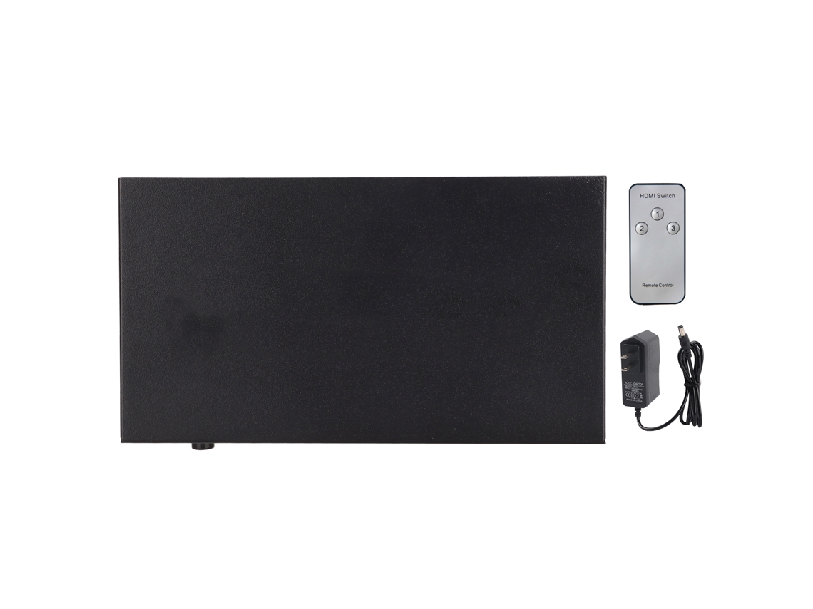 Conmutador/divisor De Interfaz Multimedia 4k 3d De 3 Entradas Y 1 Salida Para Ps3, Portátil Y Enchufe Estadounidense.