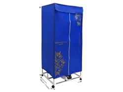 Secadora de ropa eléctrica, diseño plegable, alta capacidad, color azul OEM