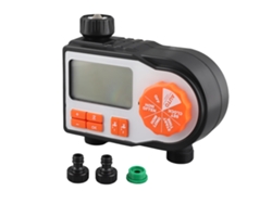 Programador De Riego Automático Digital Con 2 Conectores De Manguera Para Jardín