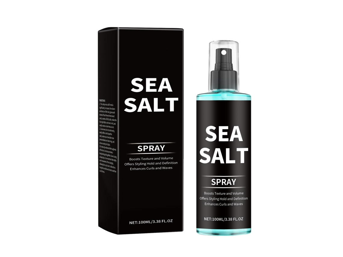 Spray fijador con sal marina para rizos