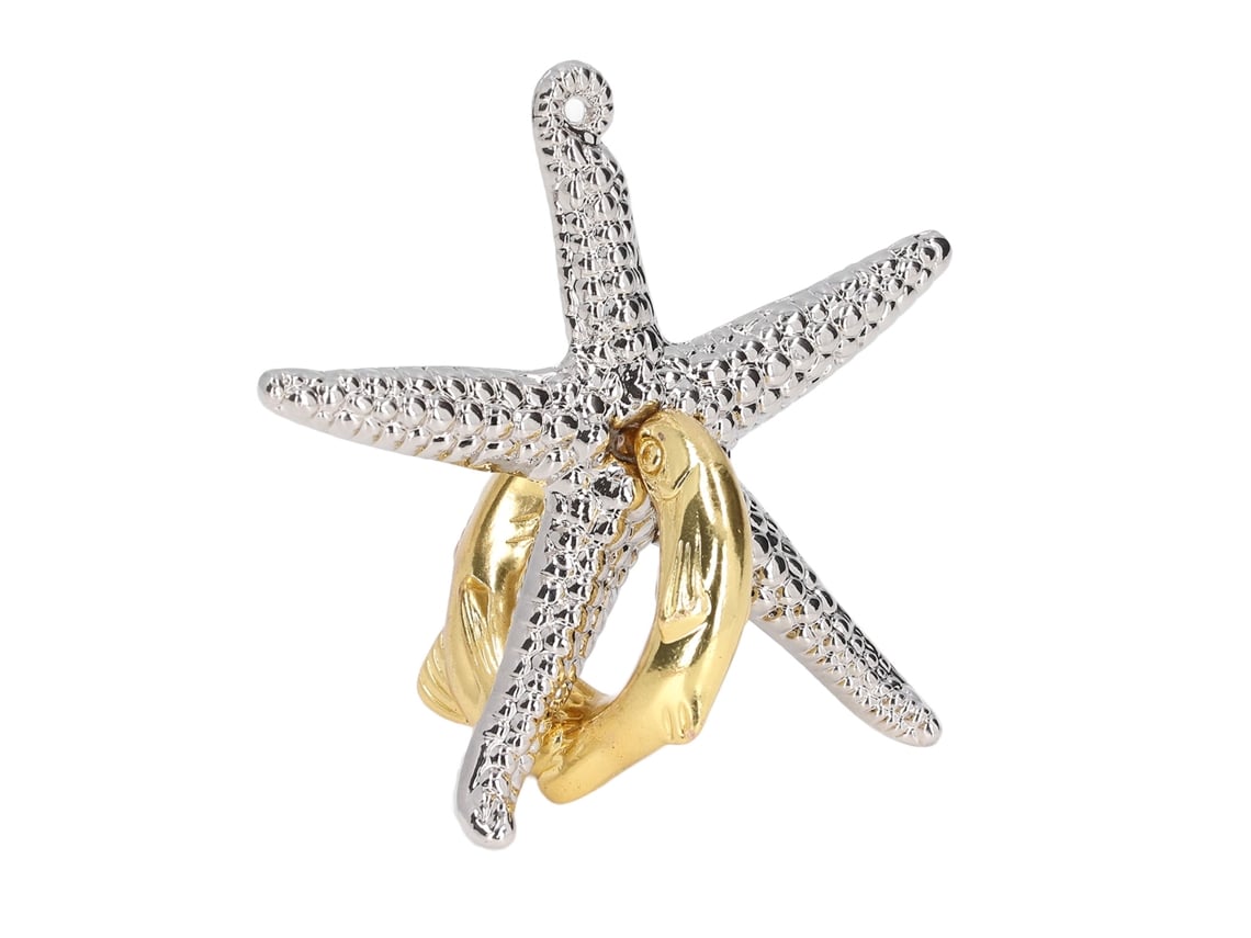 Brinquedo De Quebra-cabeça De Desbloqueio Metal Estrela-do-mar Para Adultos Inteligência