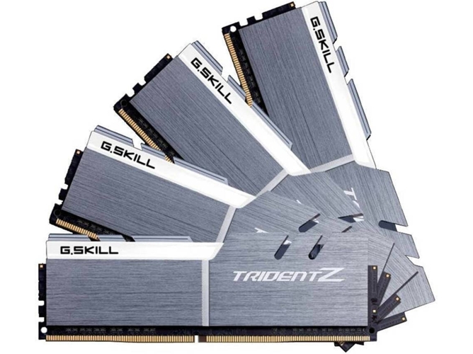 Memoria RAM DDR4 G.SKILL F4-4133C19Q-32GTZSWF (4 x 8 GB - 4133 MHz - CL 19 - Plata)