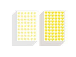 1080 Pegatinas de Estrellas y Corazones - Decoración de Fiestas y Scrapbooking NEVEANCE