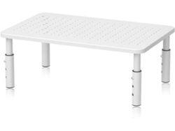 Suporte para Monitor Ajustável com 3 Níveis, Suporte de Até 20 Kg, Cor Branco. ZYBLSSBB