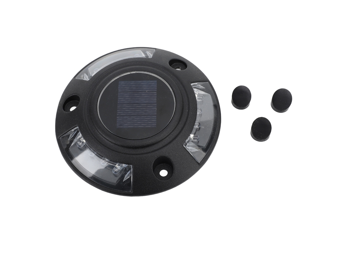 Luz Solar De Señalización Para Entradas Vehículos, Aleación Aluminio, Alimentada Por Energía Solar