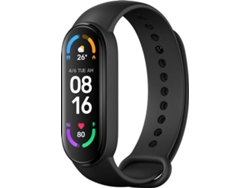 Pulsera de Actividad XIAOMI Mi Band 6 (Bluetooth - Hasta 14 días de autonomía - Resistente al agua - SpO2 - Negro)