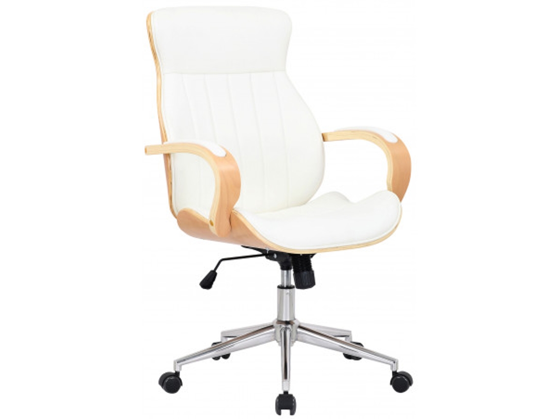Silla de Escritorio DUDECOR (Acero - Marrón)