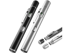 Set 2 De Linterna Para Lápiz Usb Recargable