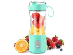 Licuadora portátil, mini licuadora personal para batidos, jugos y batidos, recargable por USB, inalámbrica Ikikso (azul cielo)