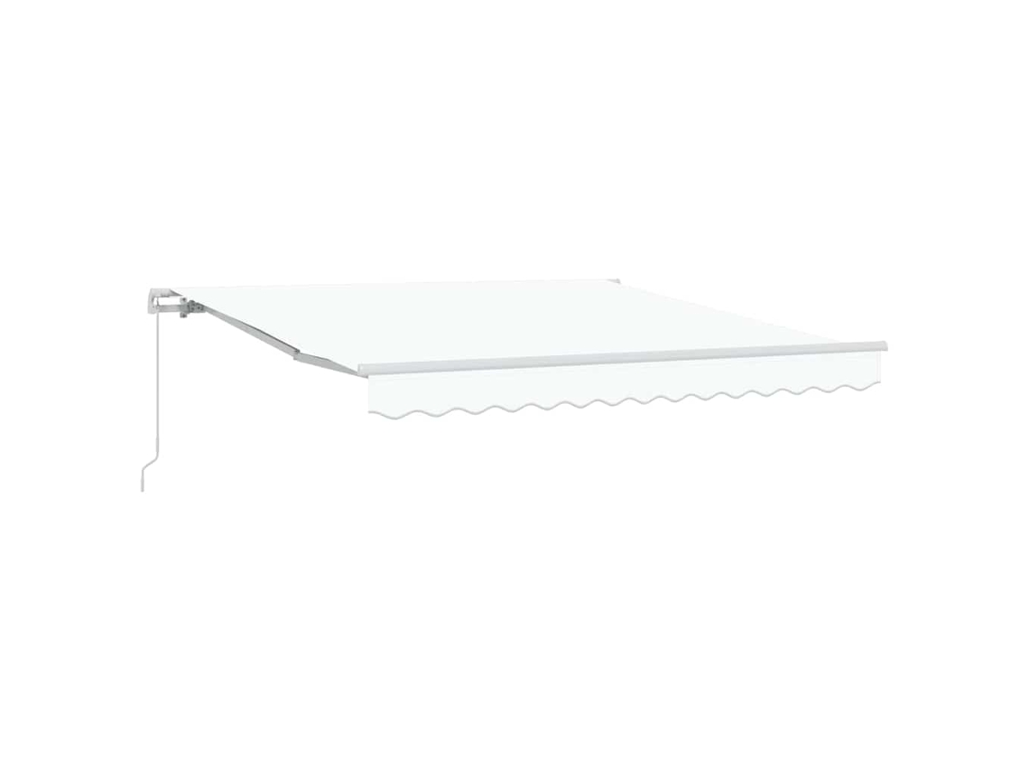 Maison Exclusive - Toldo Retráctil Manual 350 X 250 Cm Poliéster Y Aluminio