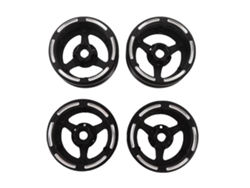 Llanta Rc De Fibra De Carbono Ligera De 1,9 Pulgadas Con 3 Radios Para Scx10 D90 Capra 1/10 Crawler