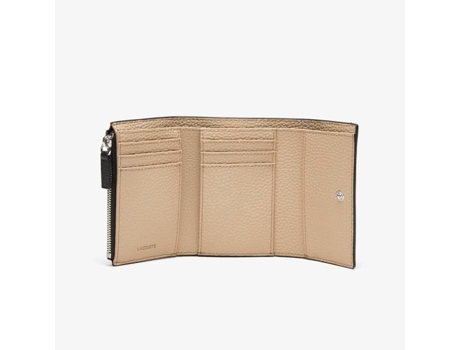 Cartera Fólio LACOSTE Anna Krema Negro