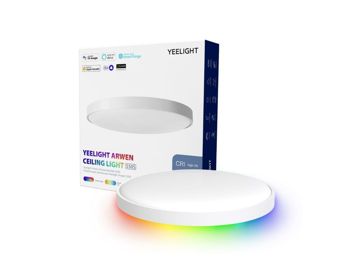 Aplique Plafón LED YEELIGHT Arwen 550S Blanco Multicolor Sí Translúcido Blanco Cálido Multi SPCC 50 W (2700k) (2700 K) (6500 K)