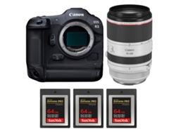 Canon Eos R3 + Rf 70-200mm F/2.8 L Is Usm + 3 Sandisk 64gb Extreme Pro Cfexpress Type B + Ebook “20 Consejos Para Fotos Que Impactan”