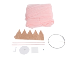 Manta antimosquitos para cama con dosel infantil, elegante, rosa y rojo, para el hogar del bebé, dormitorio infantil