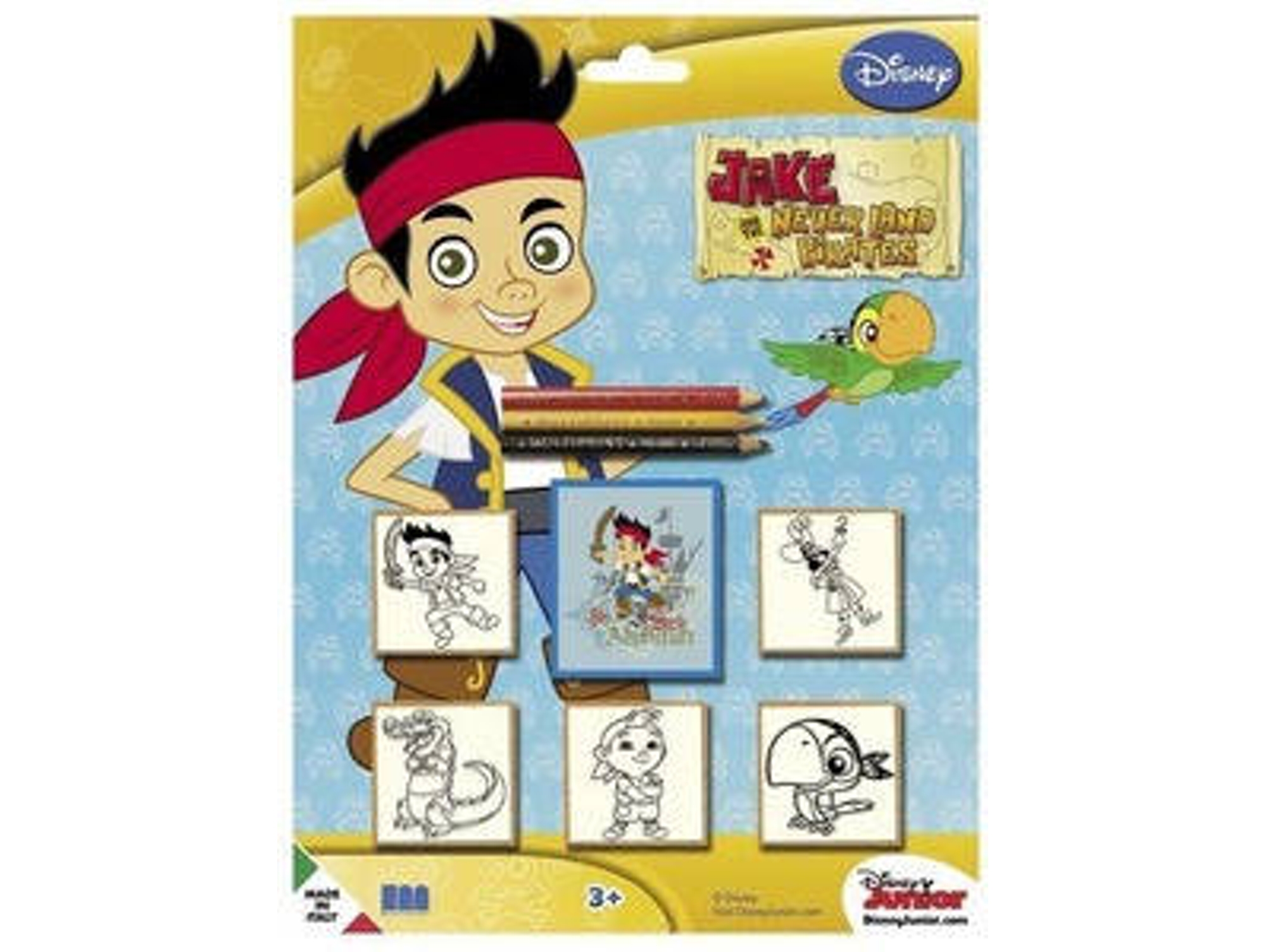 Juego de sellos MULTIPRINT Jake and the Never Land Pirates