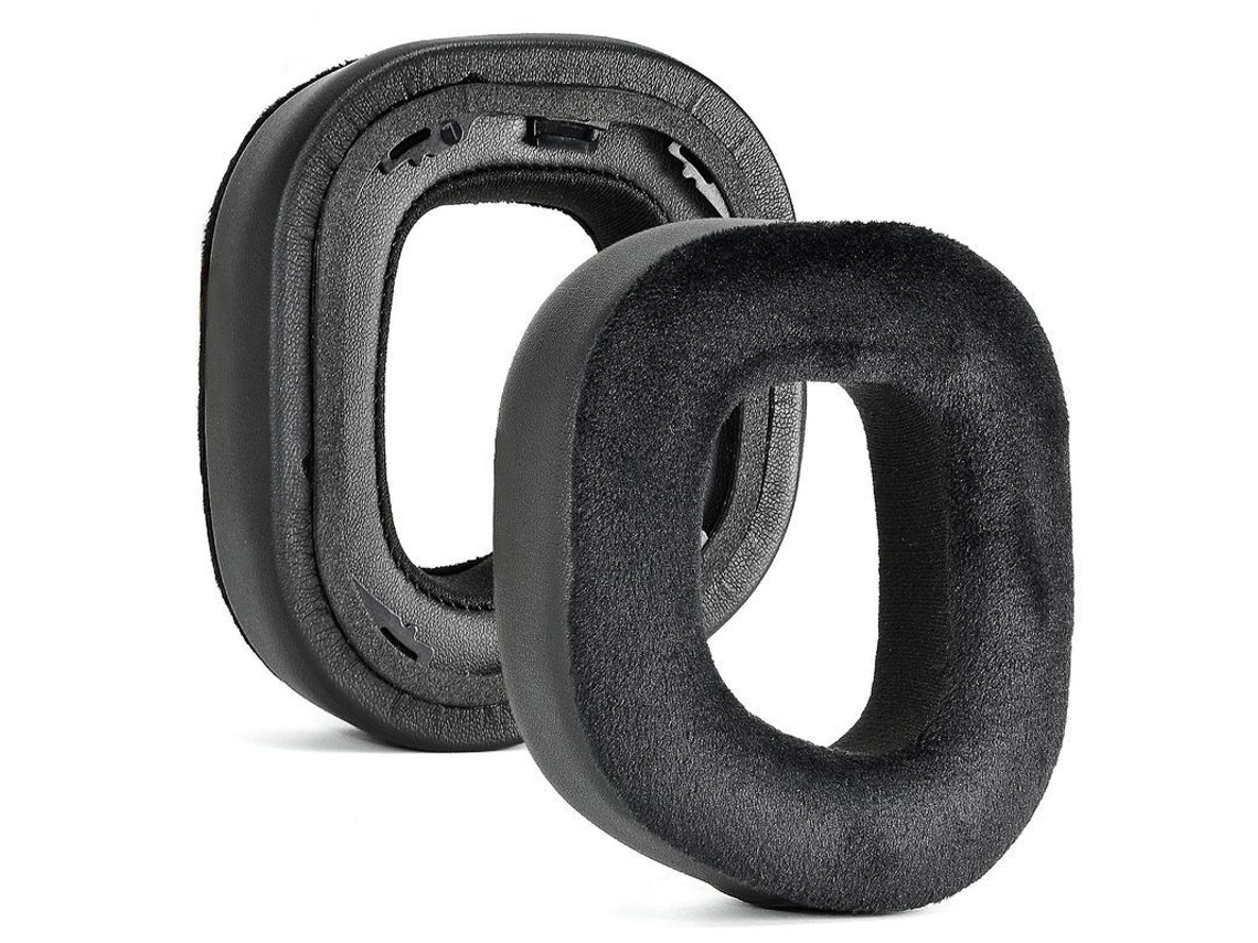 1 Par De Almohadillas De Repuesto Compatibles Con Los Auriculares Inalámbricos Corsair Hs80 Rgb.