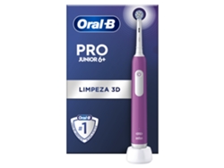 Cepillo Dental ORAL-B Pro Serie 1 Junior Morado 1 Recambio