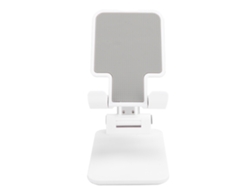 Soporte De Teléfono Para Escritorio (plegable, Portátil) Perla Blanca