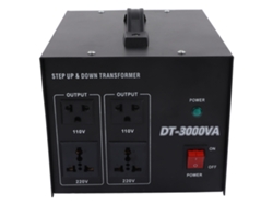 Convertidor de voltaje portátil de 3000 W con bobina de cobre rojo para elevar/reducir el voltaje.